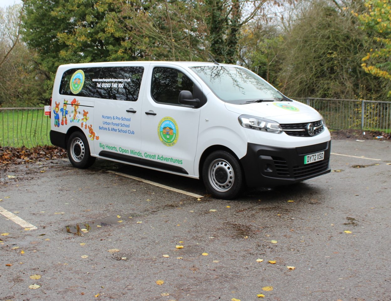 Our new electric minibus has arrived