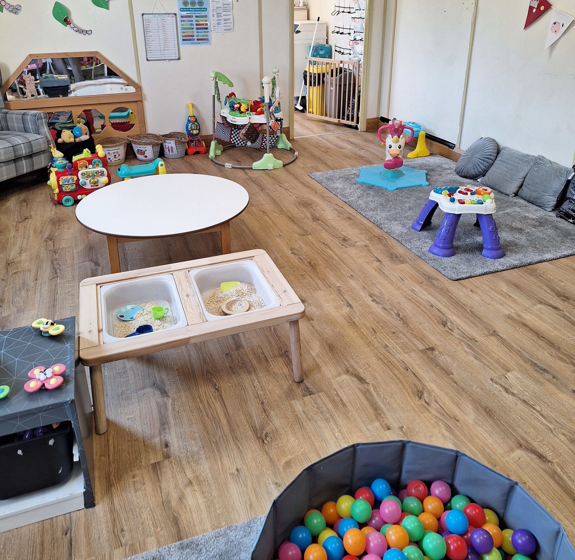 Each room is lovingly designed at our children's nursery in Burton on Trent, to feel like a home from home.